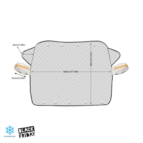 Klokaval™ Förstklassigt magnetiskt snö- och isöverdrag - Klokaval
